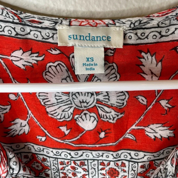 Sundance All At Sea Dress Boho Size XS Red/White/Black Beach Summer - Picture 7 of 12